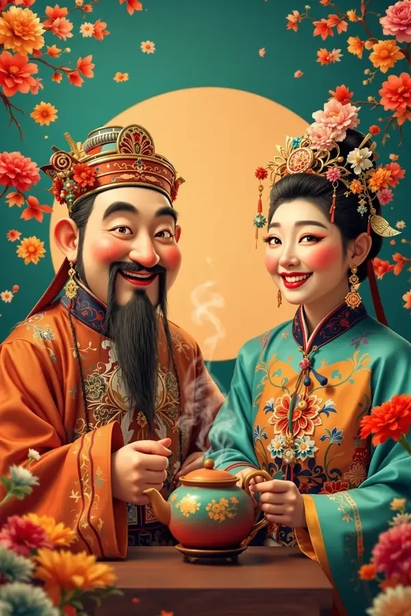 花间提壶